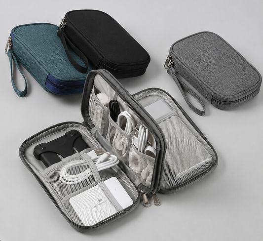 Portable Digital Storage Bag – USB Cable Organizer & Charger Holder