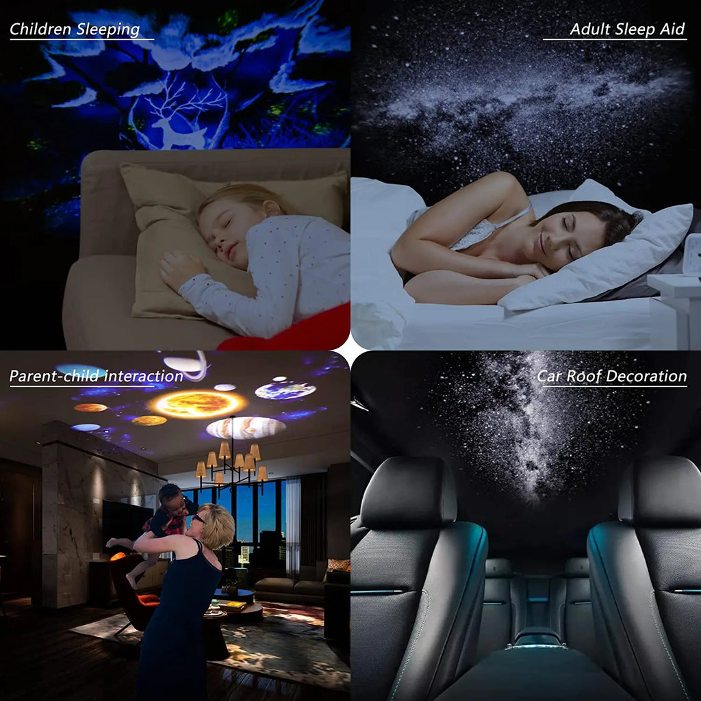 12-in-1 Planetarium Star Projector Lamp