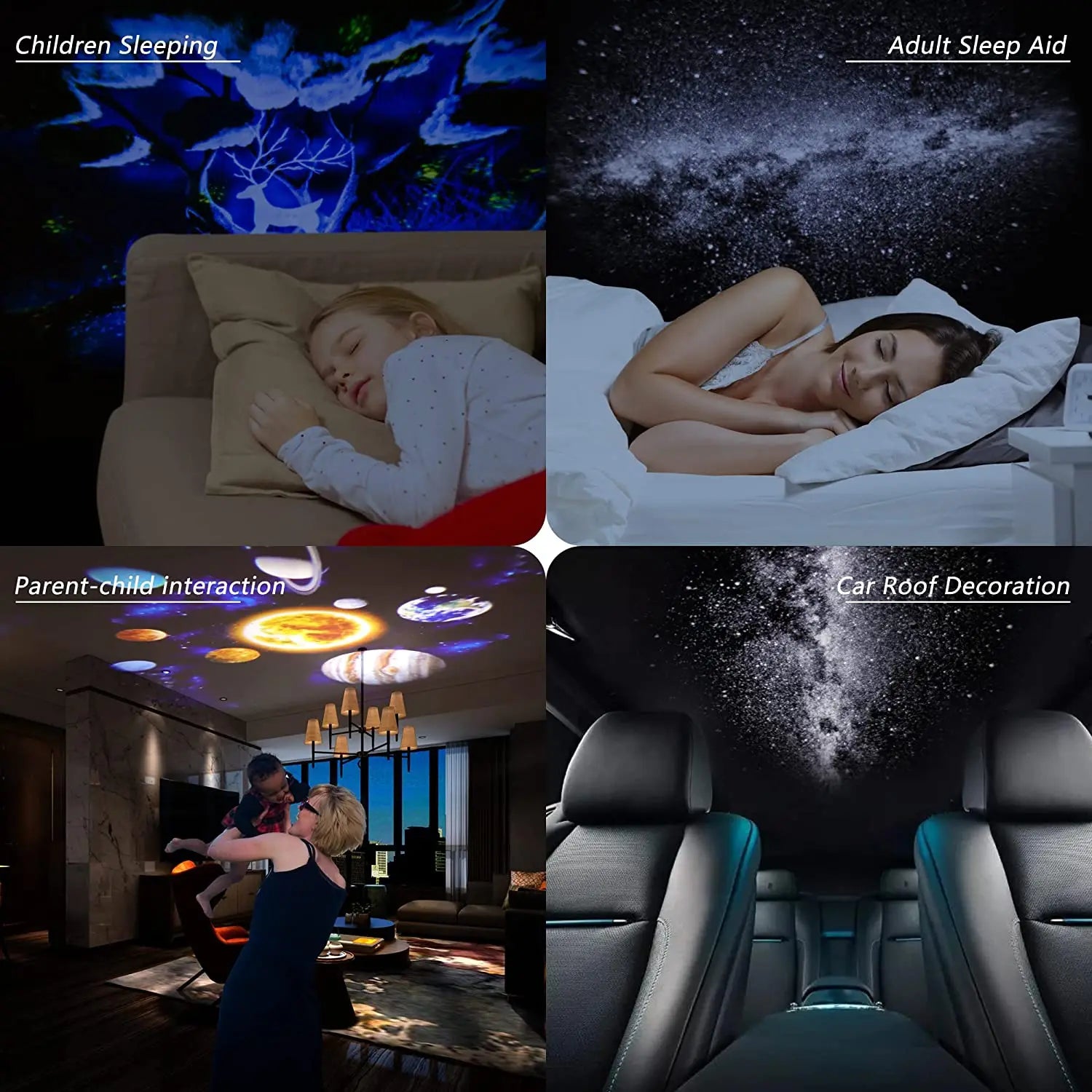 12-in-1 Planetarium Star Projector Lamp