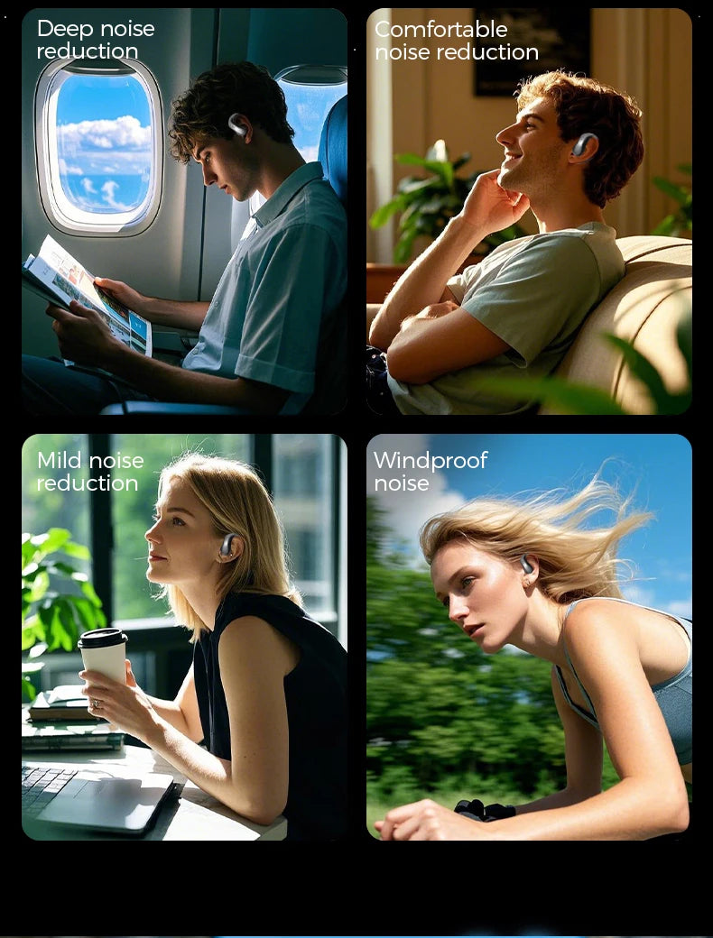 AI Translation Earbuds with Touchscreen & Bluetooth 5.4