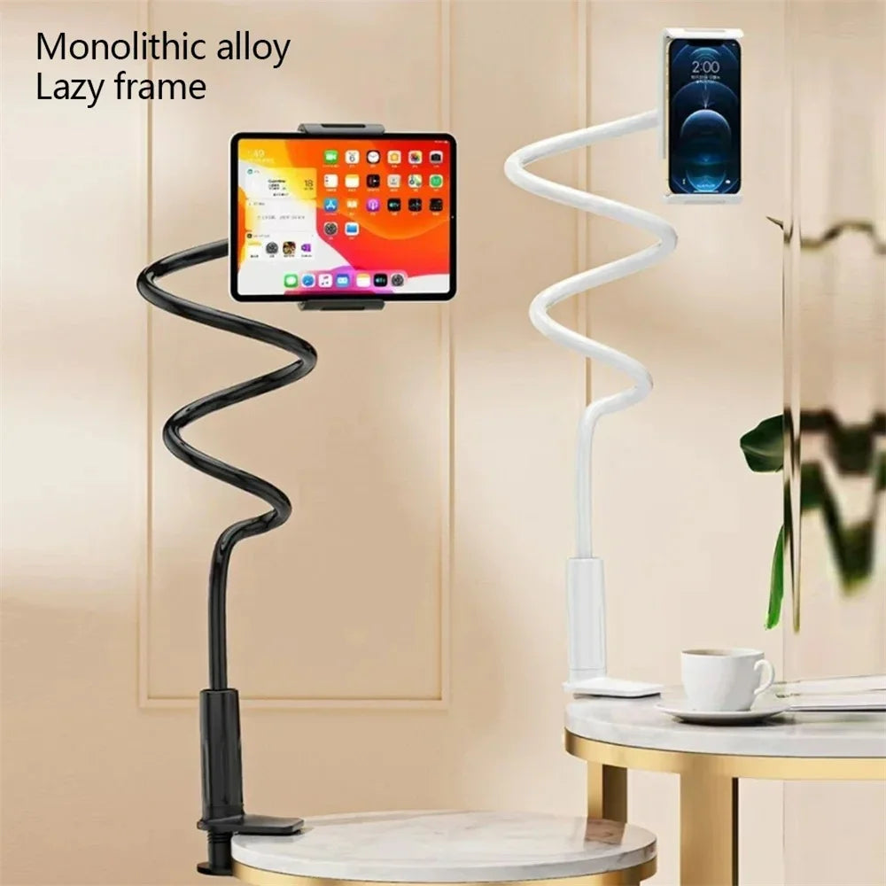 360° Flexible Gooseneck Tablet/Phone Stand with C-Clamp for Bed/Desk