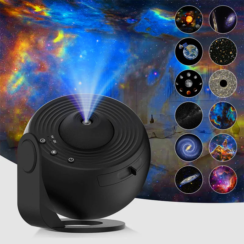 12-in-1 Planetarium Star Projector Lamp