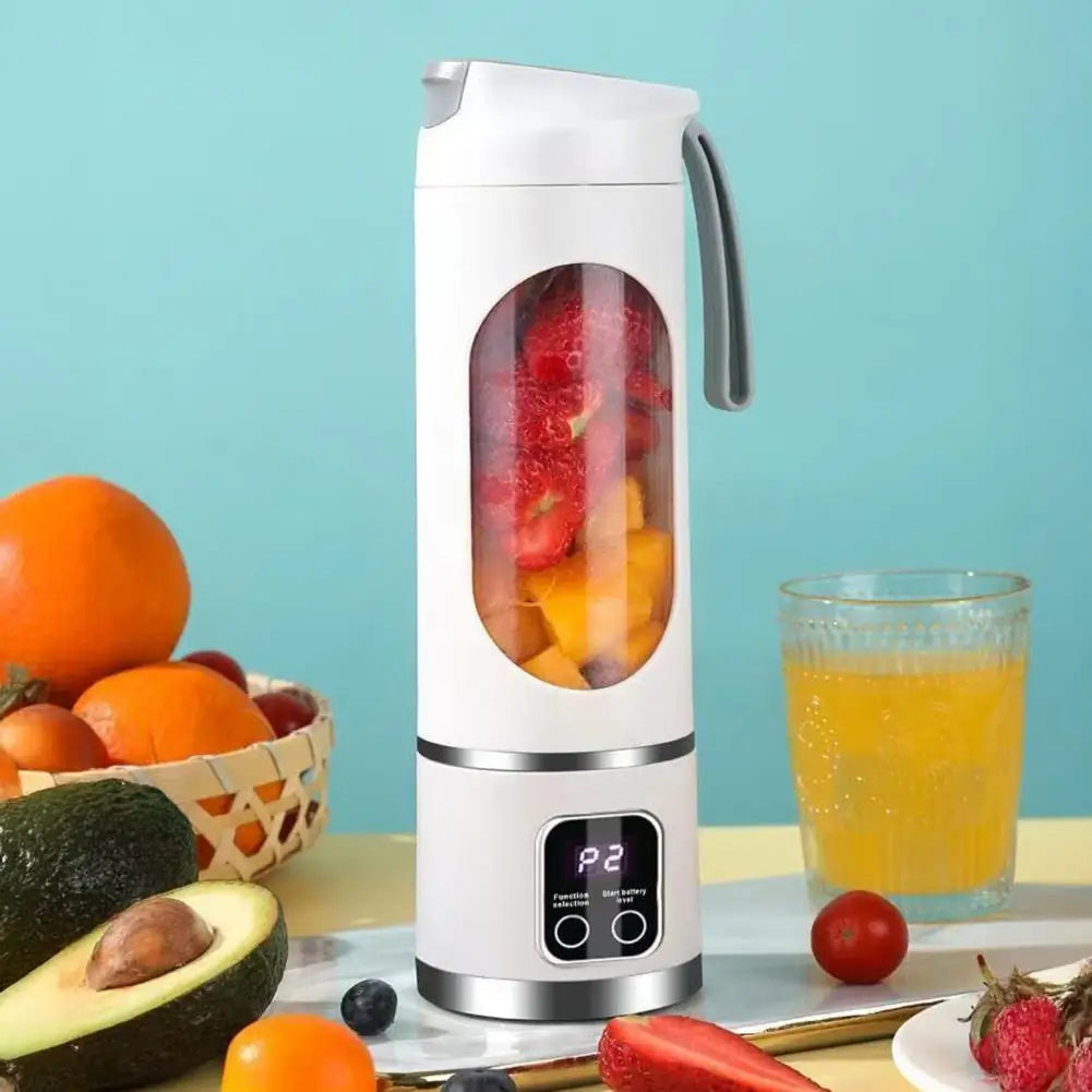 Portable 450ml Blender: Dual-Speed Rechargeable Juicer