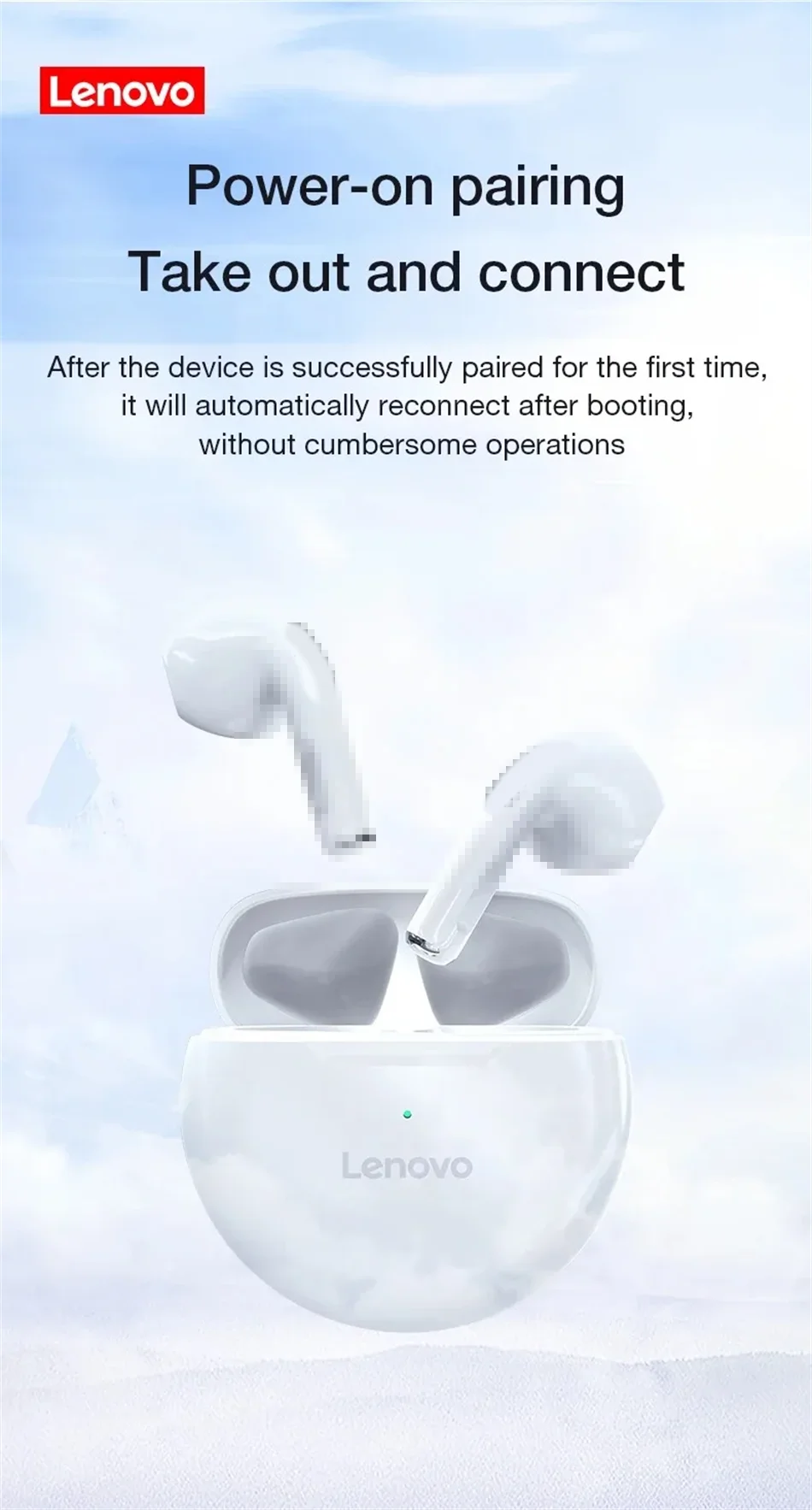 Lenovo XT53 Bluetooth 5.4 Earbuds