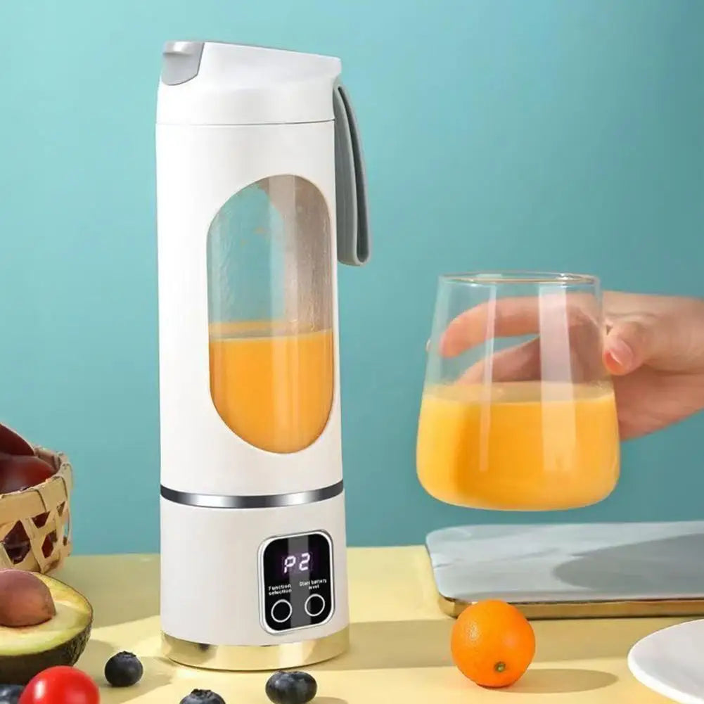 Portable 450ml Blender: Dual-Speed Rechargeable Juicer