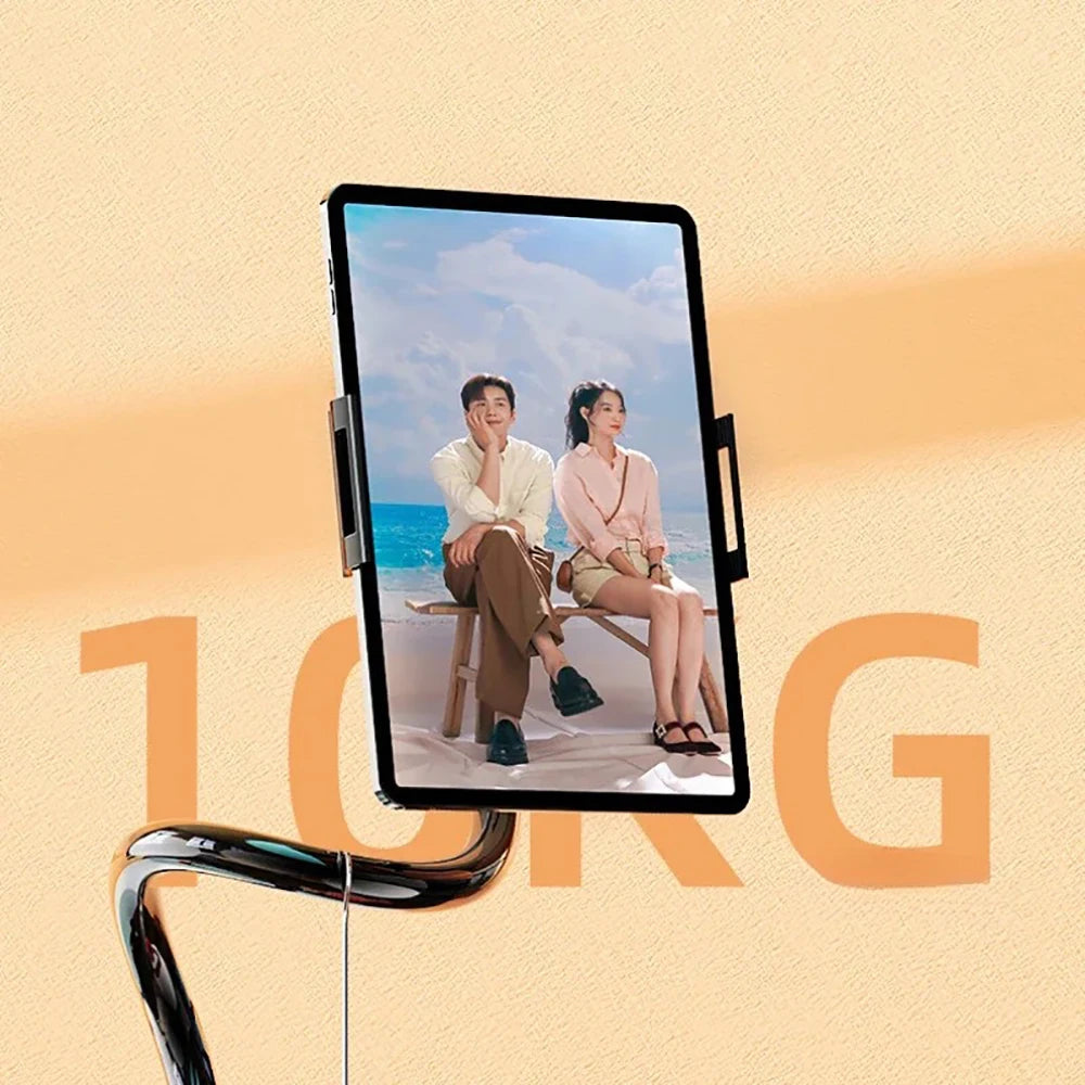 360° Flexible Gooseneck Tablet/Phone Stand with C-Clamp for Bed/Desk