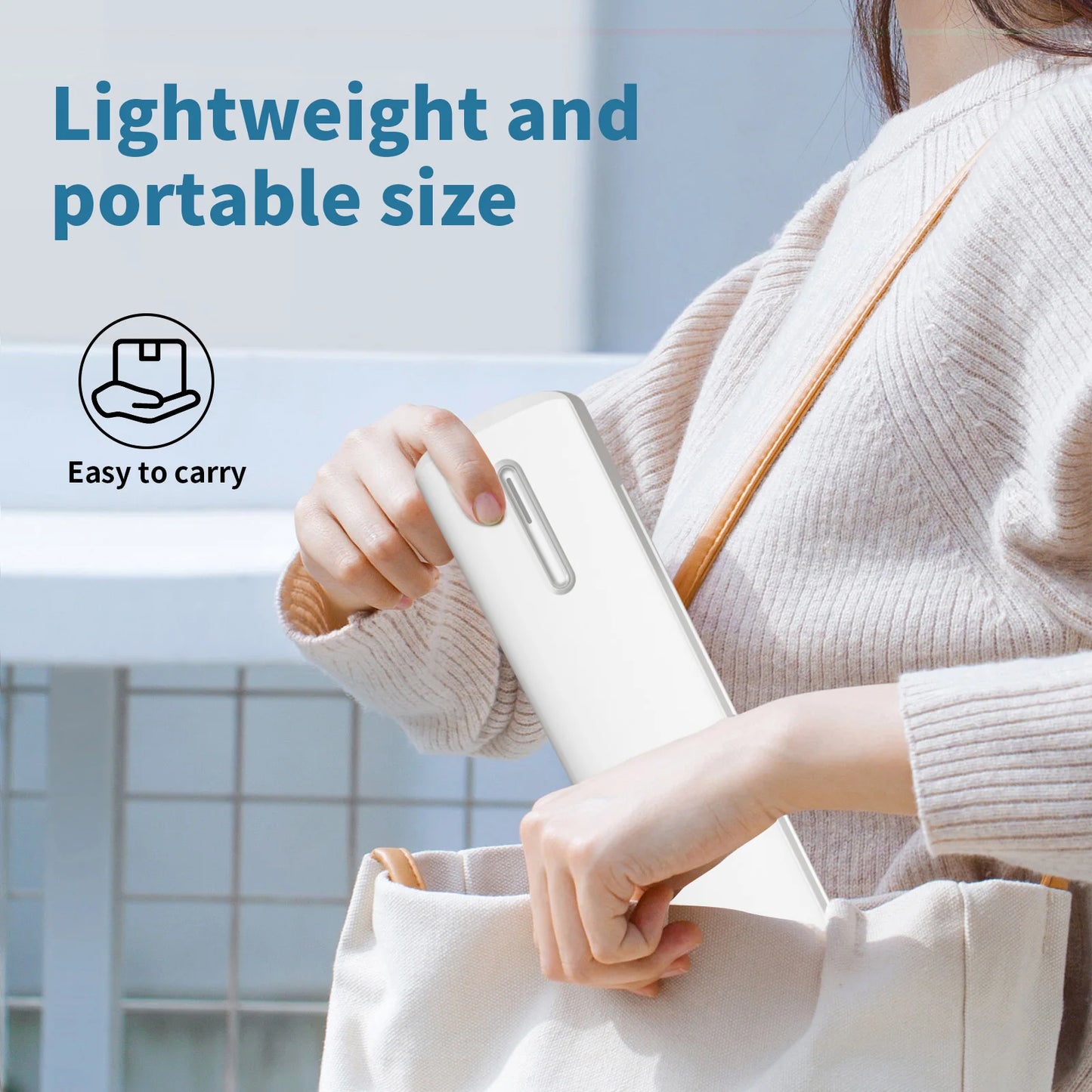 Portable Wireless Thermal Printer – Inkless A4 Mobile Printer, 300DPI Bluetooth Compatible with Android/iOS for Travel, Work & Home