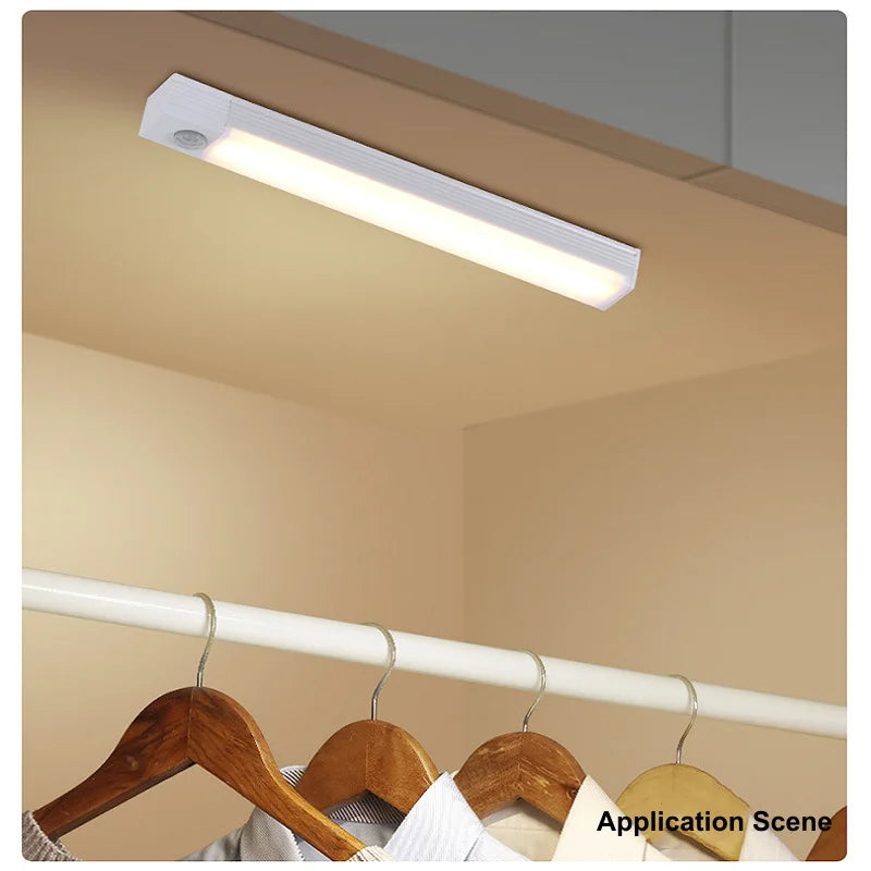 Rechargeable Motion Sensor LED Bar Light: Magnetic Cabinet Lamp
