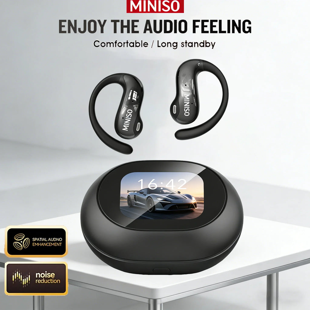 AI Translation Earbuds with Touchscreen & Bluetooth 5.4
