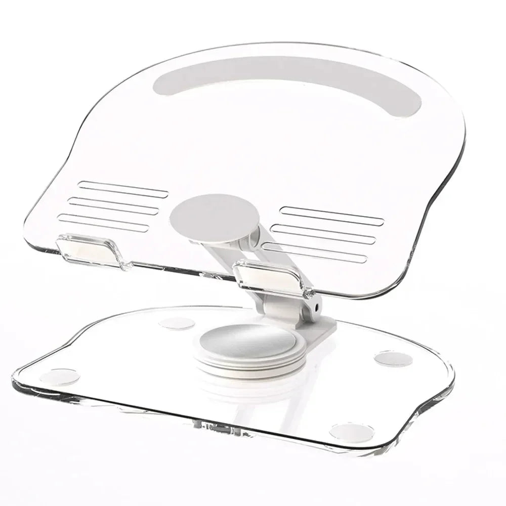 360° Acrylic Tablet Stand: Foldable Adjustable Holder for 4.7-13" Devices