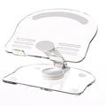 360° Acrylic Tablet Stand: Foldable Adjustable Holder for 4.7-13" Devices
