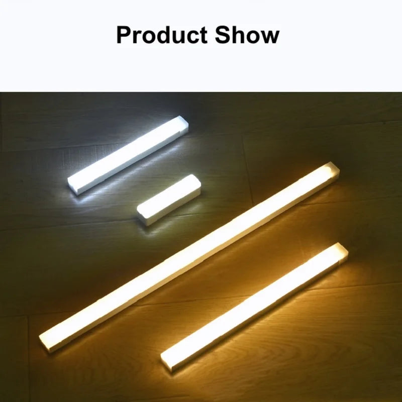 Rechargeable Motion Sensor LED Bar Light: Magnetic Cabinet Lamp