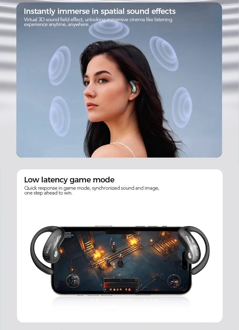 AI Translation Earbuds with Touchscreen & Bluetooth 5.4