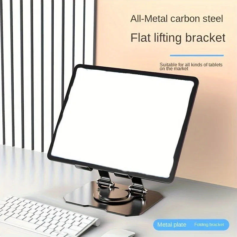 360° Rotating Tablet Stand: Foldable Desktop Holder for 4.7-12" Devices