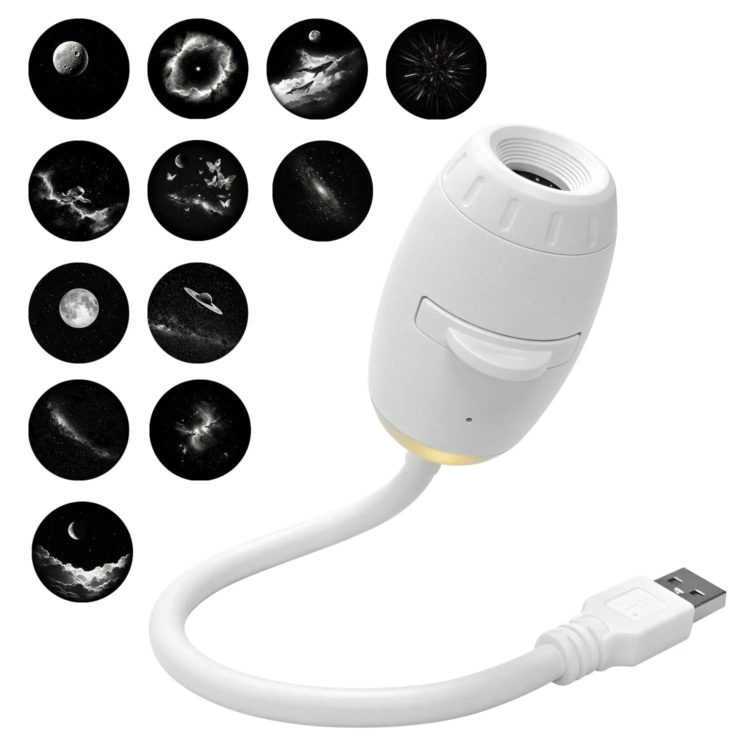 Mini Galaxy Star Projector | 2-in-1 Night Light & Atmosphere Lamp