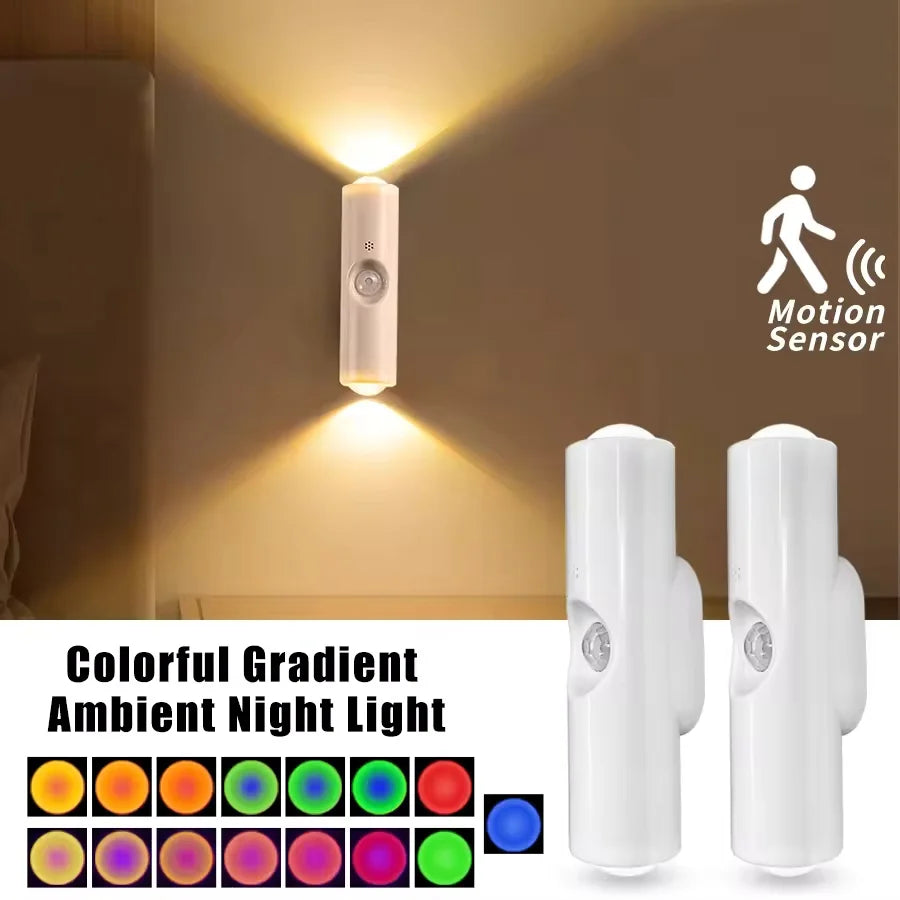 Rechargeable Magnetic Motion Sensor RGB Night Light