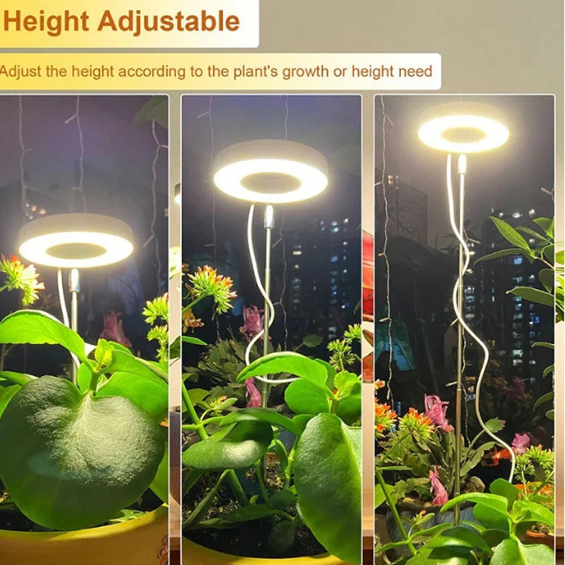 48LED Full Spectrum USB Grow Light with Timer