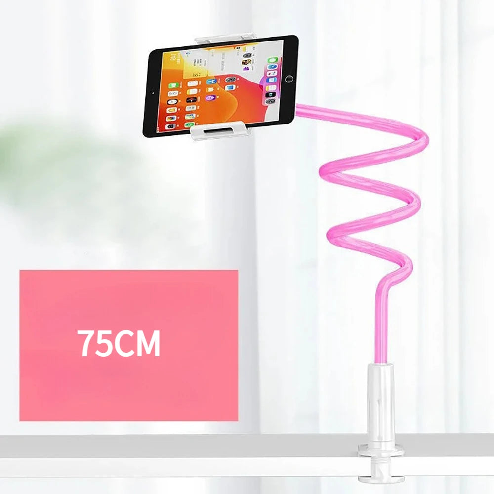 360° Flexible Gooseneck Tablet/Phone Stand with C-Clamp for Bed/Desk