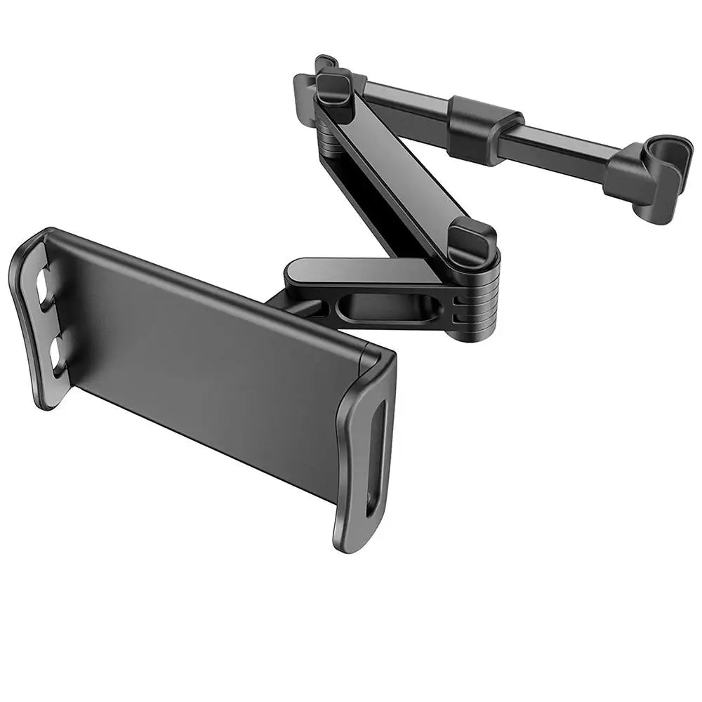 Car Headrest Tablet Holder: 360° Rotating Mount for 4-11" Devices