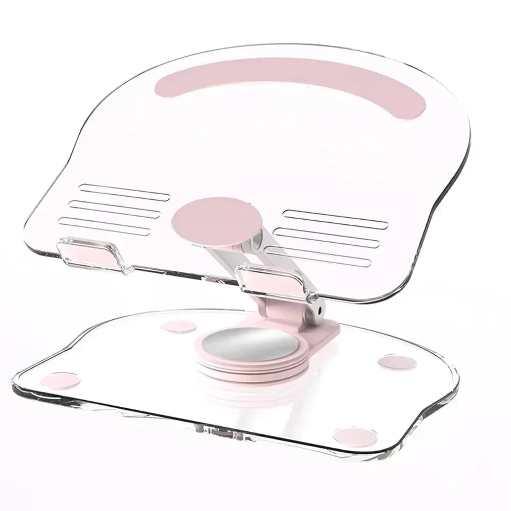 360° Acrylic Tablet Stand: Foldable Adjustable Holder for 4.7-13" Devices