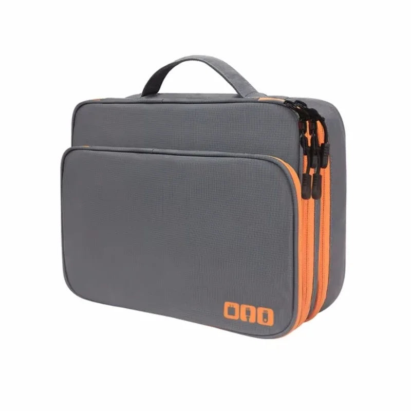 3-Layer Waterproof Cable & Electronics Organizer