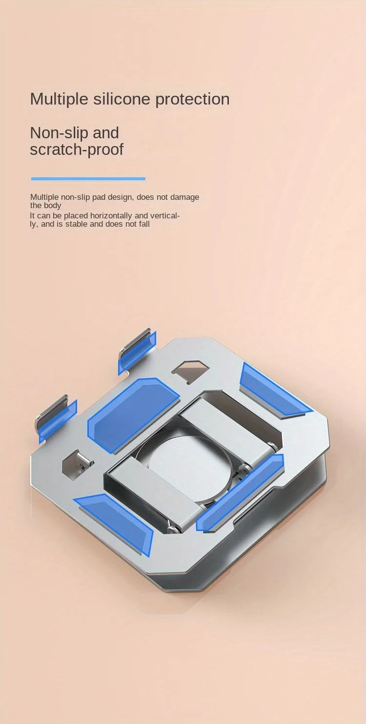 360° Rotating Tablet Stand: Foldable Desktop Holder for 4.7-12" Devices