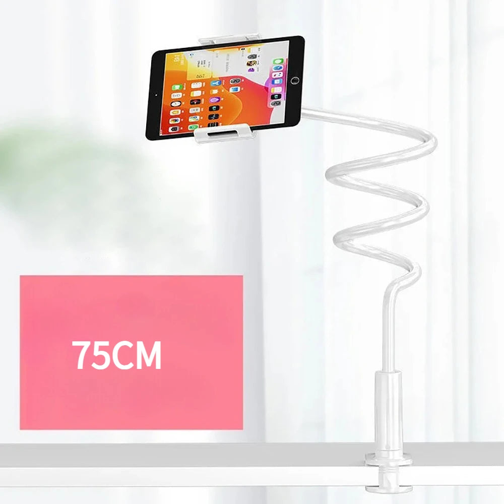 360° Flexible Gooseneck Tablet/Phone Stand with C-Clamp for Bed/Desk