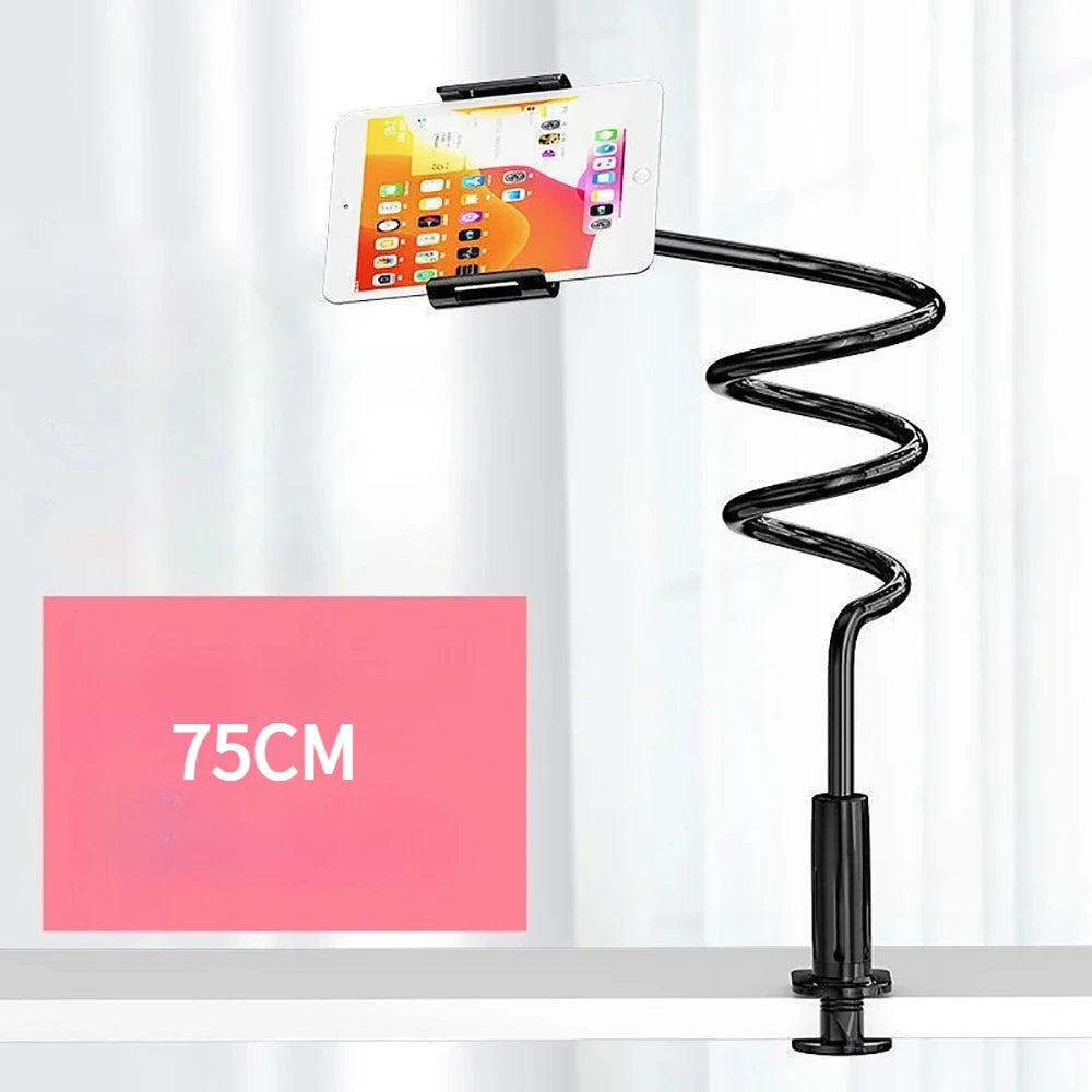 360° Flexible Gooseneck Tablet/Phone Stand with C-Clamp for Bed/Desk