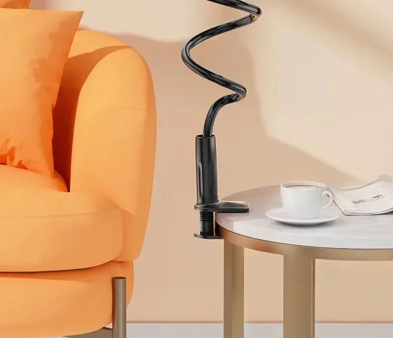 360° Flexible Gooseneck Tablet/Phone Stand with C-Clamp for Bed/Desk