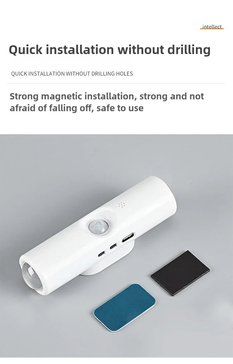 Rechargeable Magnetic Motion Sensor RGB Night Light