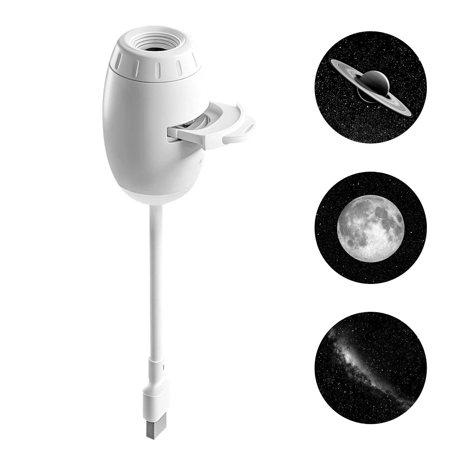 Mini Galaxy Star Projector | 2-in-1 Night Light & Atmosphere Lamp