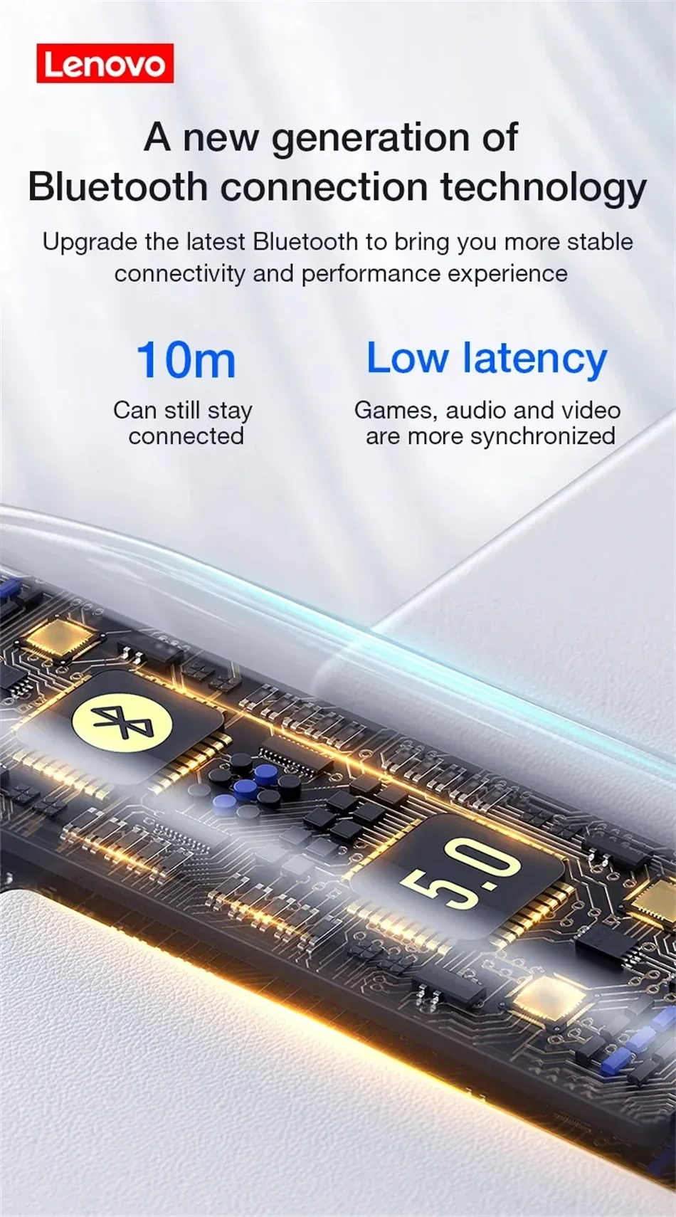 Lenovo XT53 Bluetooth 5.4 Earbuds