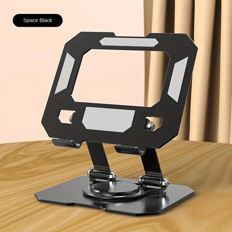 360° Rotating Tablet Stand: Foldable Desktop Holder for 4.7-12" Devices