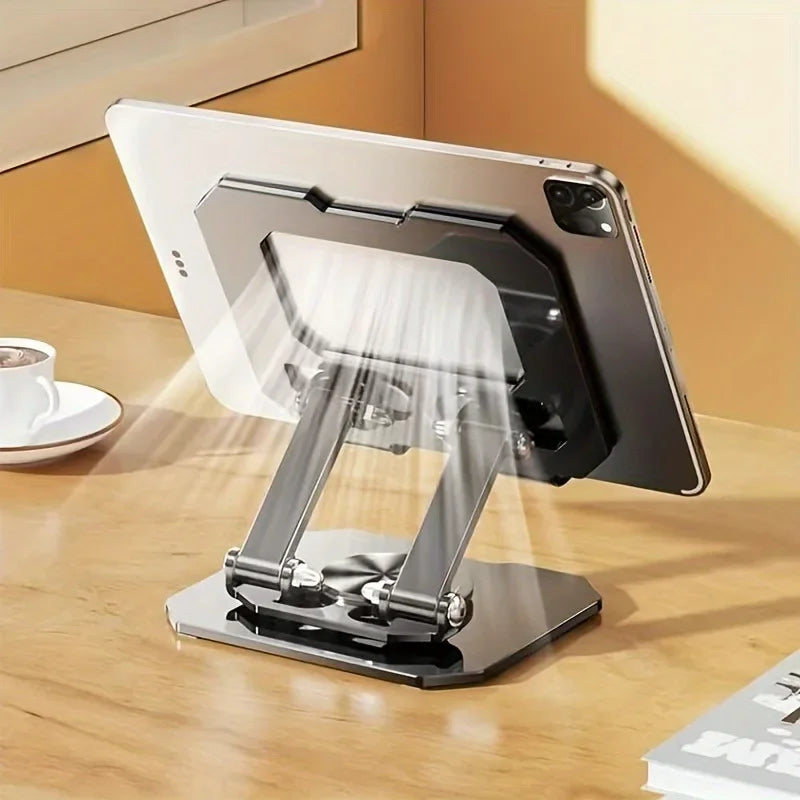 360° Rotating Tablet Stand: Foldable Desktop Holder for 4.7-12" Devices