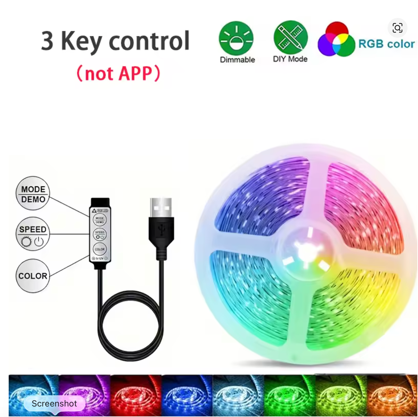 RGB LED Strip Lights 1M-40M: APP Control Music Sync Room Decor