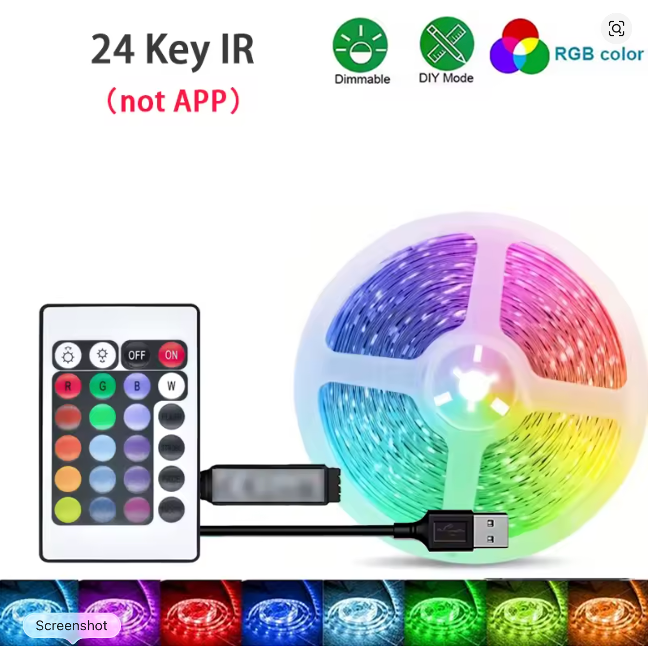 RGB LED Strip Lights 1M-40M: APP Control Music Sync Room Decor