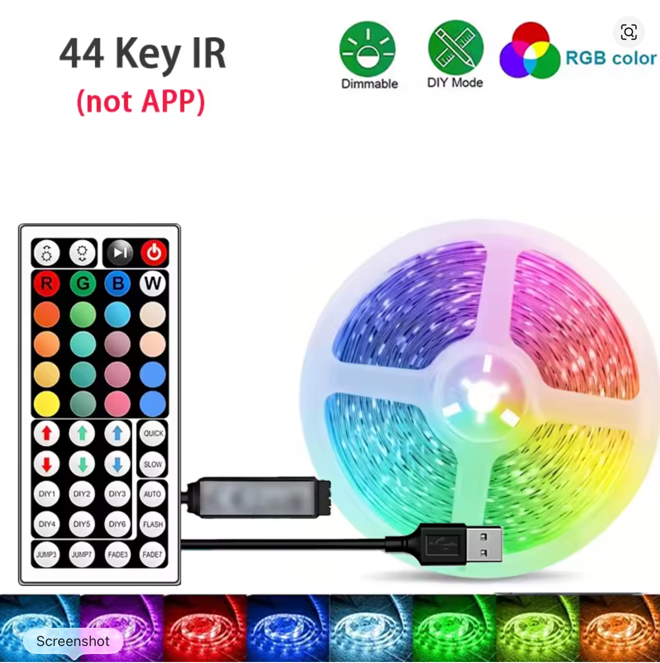 RGB LED Strip Lights 1M-40M: APP Control Music Sync Room Decor
