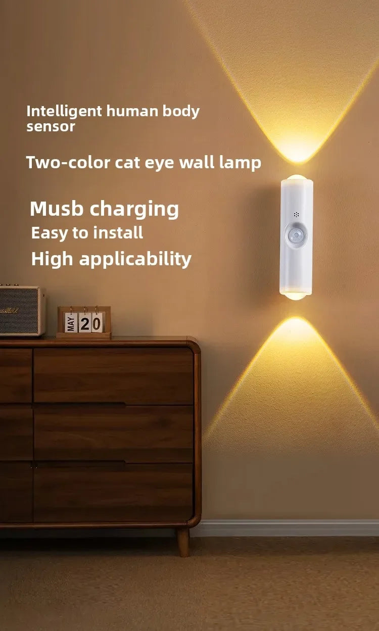 Rechargeable Magnetic Motion Sensor RGB Night Light