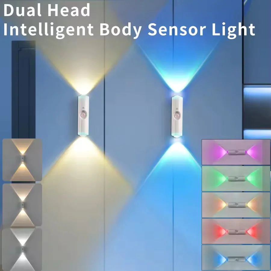 Rechargeable Magnetic Motion Sensor RGB Night Light