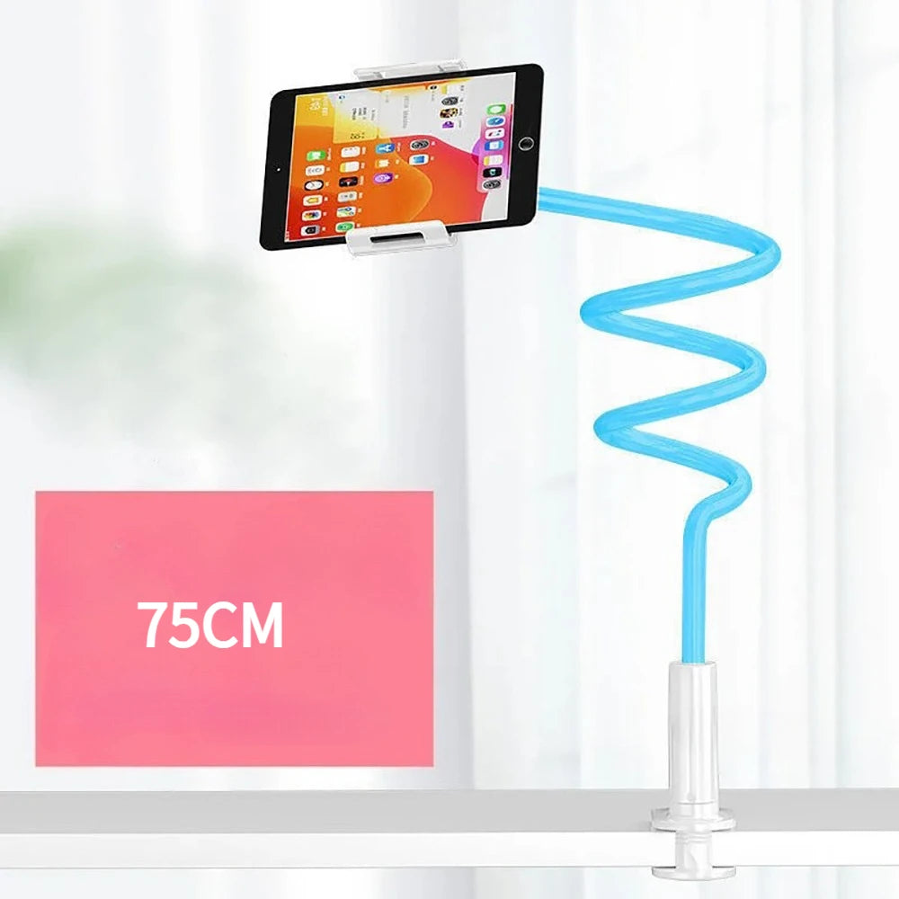 360° Flexible Gooseneck Tablet/Phone Stand with C-Clamp for Bed/Desk