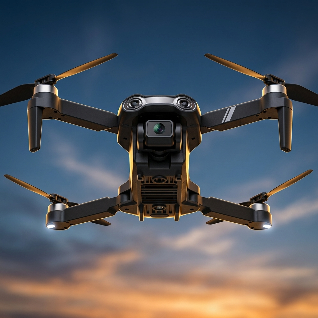 V13 RC Drone with 6K HD Dual Camera – WiFi FPV Foldable Quadcopter with 2 Batteries (26 Min Flight Time), One-Key Takeoff/Landing, Altitude Hold, 3D Flips, Waypoint Functions for Beginners & Kids
