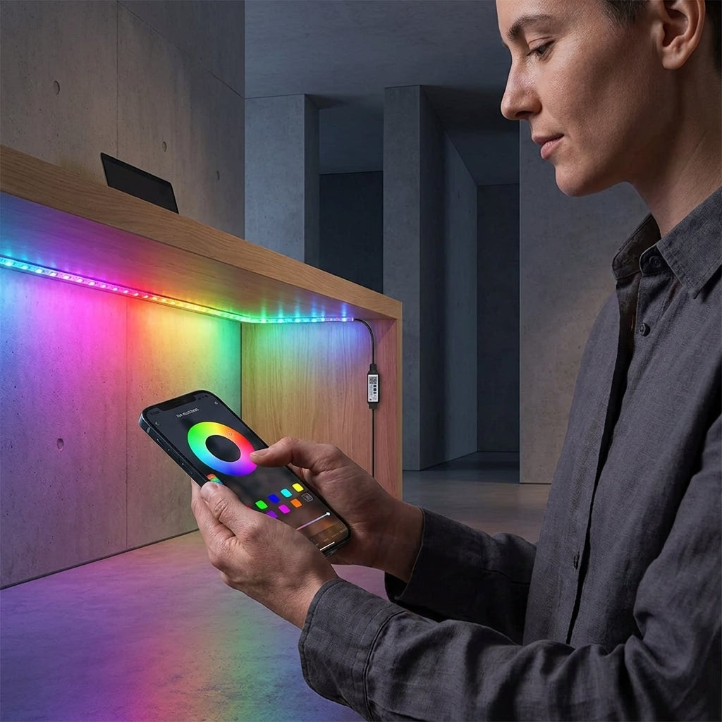 RGB LED Strip Lights 1M-40M: APP Control Music Sync Room Decor