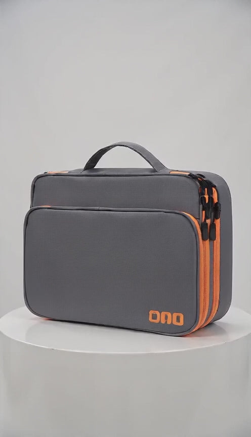 3-Layer Waterproof Cable & Electronics Organizer